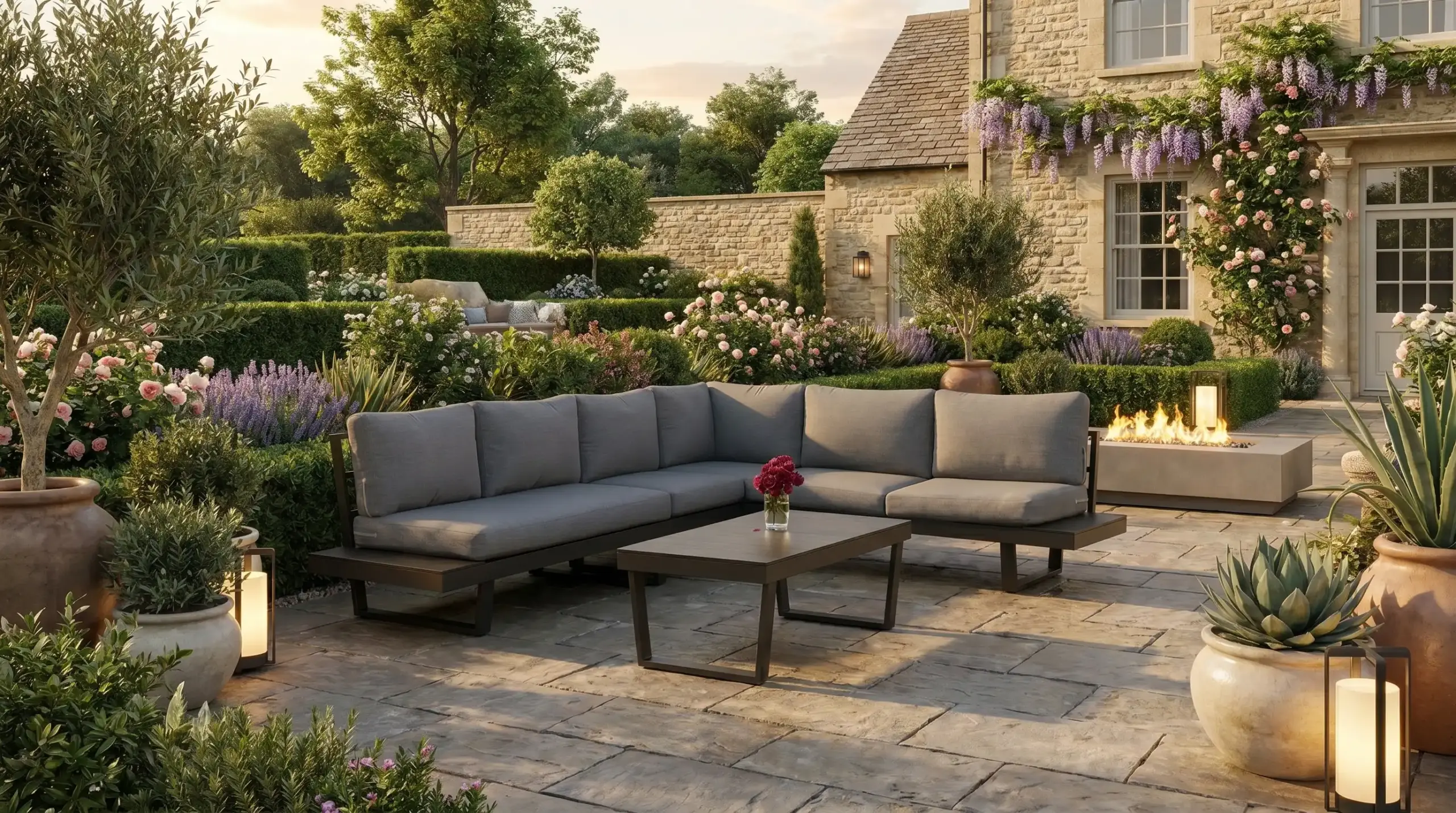 Loira-8 Garden Corner Set