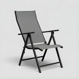 Silla de aluminio reclinable Saporo