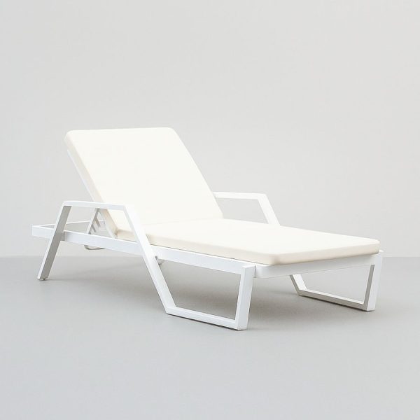 Tumbona para hostelería de aluminio Portofino