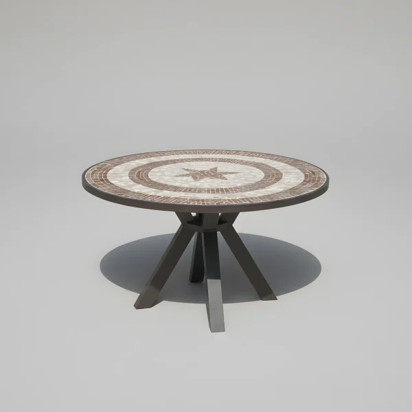 Mesa redonda mosaico de 150Ø Saracoa