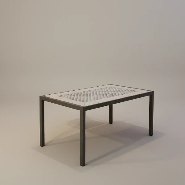 Mesa de mosaico rectangular Góndola 160