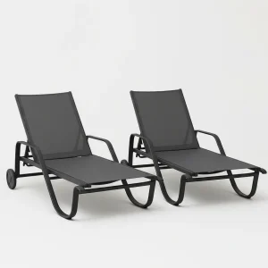 Lote de 2 tumbonas MARINA