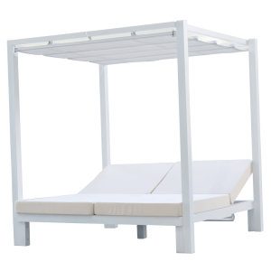 Oxaca-85 Balinese Bed with Retractable Roof