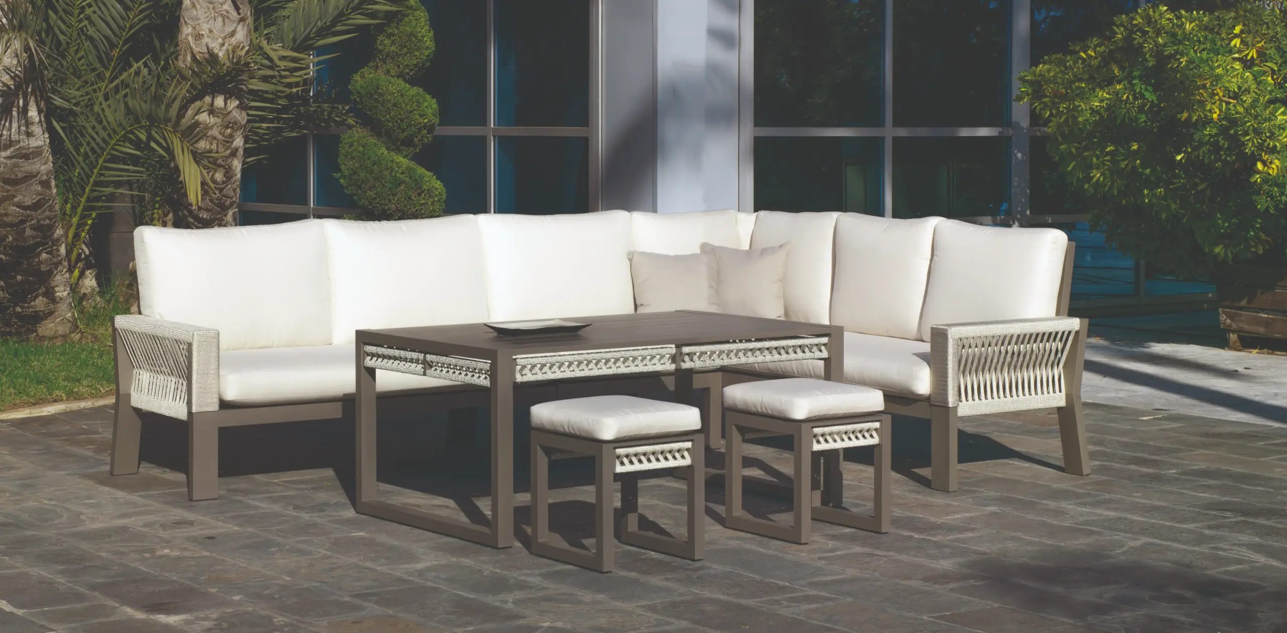 Estambul-30 Garden Corner Sofa Set
