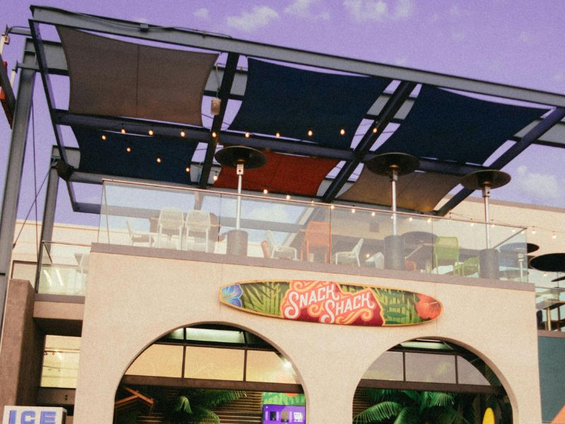 Custom-made pergola fabrics.