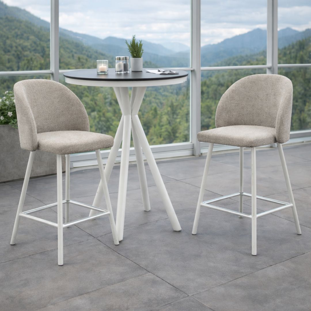 NEMUS 80 / CAREY High Table and Bar Stool Set