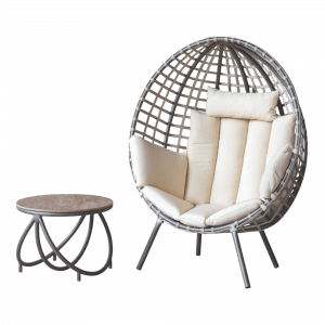 Tulus egg chair with legs